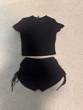 Women’s Forever 21 Terrycloth Set Top Medium Shorts Small Modest Wear Set price