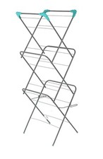 3 TIER CLOTHES DRYER AIRER FOLDABLE LAUNDRY RACK WASHING LINE DRYING HORSE 14M Clothes Drying Rack price