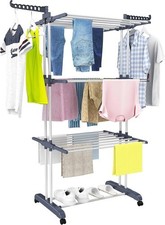 Clothes Airer Clothes Drying Rack 4-Tier Foldable Heavy Duty Laundry Washing Dry Clothes Drying Rack price