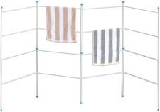 2 3 4 Fold Indoor Airer Clothes Laundry Horse White Drying Rack Folding Clothes Drying Rack price