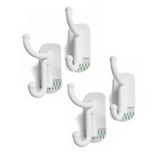 4 x Swivel Hooks Wall Hanger Self Adhesive Hat Coat Towel Key Bathroom Kitchen Bathroom Hooks price