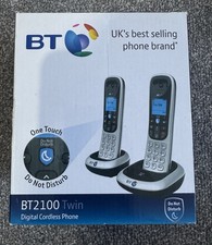 BT Twin Digital Cordless Phone BT2100 - NEW House Phone Cordless Phone price