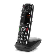 Gigaset Life Cordless Premium DECT Phone Home Telephone Senior - Black - E794 Cordless Phone price