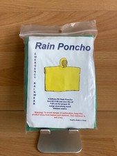 Adult Rain Poncho Waterproof Emergency - Festivals/Camping/Outdoor - Green Raincoat & Poncho (Outdoor) price