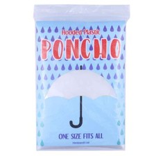 Clear Adult Emergency Waterproof Rain Poncho Hooded  Concert Festival Outdoor Raincoat & Poncho (Outdoor) price