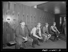 Photo:Borger Texas Phillips Refinery 1942 Refinery Workers Locker Room Worker Lockers price