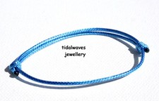 Waxed Cotton Cord/String Bracelet Friendship Boho Surfer - Adjustable Ethnic Bracelet price