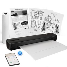 Wireless Portable A4 Bluetooth Thermal Printer Inkless Letter Thermal Printer UK Printers price
