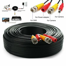 CCTV Camera Cable Lead BNC DC Power  Security DVR Video Pre-made Wire Extension Security Camera Cable price