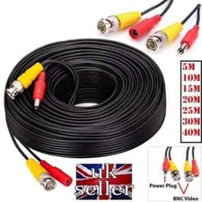 BNC DC CCTV Security Video Camera DVR Data Power Extension Cable 5m 10m 20m 30m Security Camera Cable price