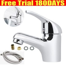 Chrome Mono Cloakroom Basin Mixer Tap Bathroom Sink Tap with Fixings Taps price