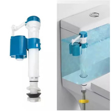 Toilet Cistern Valve Fill 1/2" Inlet Bottom Entry Plastic Float Flush WC Flush Valve price