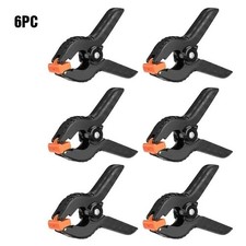 6 PACK 3'' SPRING CLAMPS QUALITY HEAVY DUTY NYLON PLASTIC QUICK GRIP CLIPS Clamp price