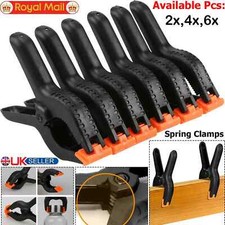 2-12x Large Spring Clamps 100mm Set Heavy Duty Market Tarpaulin Quick Grip Clips Clamp price