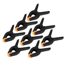 16 X JAK 3.5" Spring Clamps Set Plastic Quick Grip Hold Stall Market Clips Clamp price