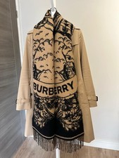 Burberry Wide Gallant Knight Cashmere Scarf Scarf price