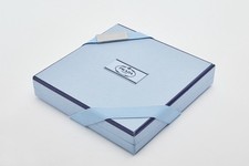 PRADA Twill Silk Scarf - Blue and White Triangle Logo (worn only once) Scarf price