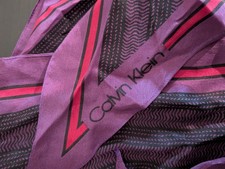 Vintage Calvin Klein 1970's 100% Silk Scarf - Made in Japan Scarf price