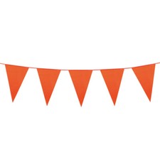 Orange Pennant Flag Bunting Decoration 20 Flags - 10m / 33ft Long - New & Sealed Flags & Pennants price