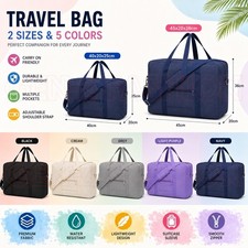 Travel Holdall Cabin Bag Ryanair EasyJet Underseat Hand Luggage Weekend Bag Travel Bag price