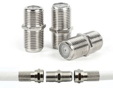 F TO F CONNECTOR x 1 BACK-BACK SKY SATELLITE COAX CABLE JOINER BARREL WIRE Satellite Cable price