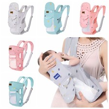 Soft Newborn Baby Carrier Ergonomic Adjustable Infant Wrap Sling Mesh Backpack. Baby Carrier price