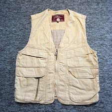 Fjallraven Gilet Mens Small Beige Cotton Full Zip Utility Vest Fishing Outdoor Vest (Outdoor) price