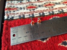 2 Carat Orange Moissanite  Earrings D Color VVS1 925 Sterling Silver Stud Diamond Earrings price