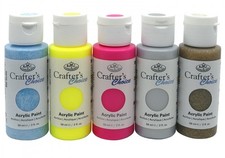 Royal & Langnickel 59ml Acrylic Paint Crafters Choice Pearl Paints and Glitter Pearlescent Paint price