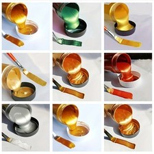 60ml,Gold Metallic Acrylic. Paint Waterproof for DIY Art & Crafts Pearlescent Paint price