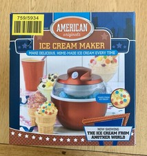 American Originals 0.6L Tabletop Ice Cream Gelato Frozen Yoghurt Maker Machine Ice Cream Maker price