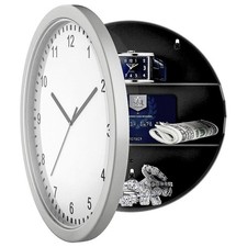 Secret Wall Clock Safe Hidden Compartment Stash Box Jewellery Cash Storage Gold Safe price