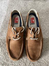 Fluchos Andre F1448  Tan Leather Brown Boat Shoes Men's  UK Size 9 Men's Boat Shoes price