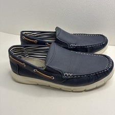 Men’s Navy Deck Boat Shoes U.K. Size 7 Cushion Walks Excellent Condition No Box Men's Boat Shoes price