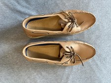 Sperry Top Sider Men's Boat Shoes, Leather, Size 10, Brown Men's Boat Shoes price