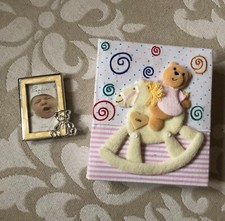 BABY PHOTO ALBUM & SMALL FRAME NEW Baby Photo Frame-Album price