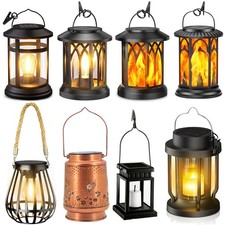 Solar Lantern Hanging Light Waterproof Outdoor Garden Patio Porch Pathway Decor Decorative Lantern price