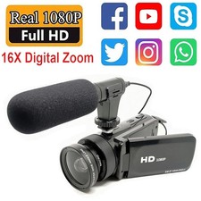 FHD 1080P Video Camera Camcorder 16X Zoom Digital 2.4 In rotatable Screen w/Mic Digital Video Cameras price