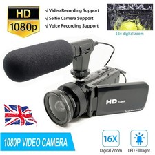1080P FHD Video Camera Camcorder 16X Zoom Digital 2.4 In rotatable Screen w/ Mic Digital Video Cameras price