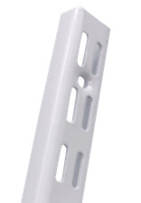 Twin Slot Uprights White Shelving UK Wall Support Adjustable Racking Storage Office Shelving price