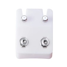 Gem Earrings Ear Studs Stud Piercings Surgical Steel Pair Silver Rose Gold UK Pearl Earrings price