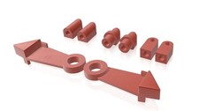 Mamas & Papas Cot Parts - latch, guides, catches, rods and screws Baby Cot price