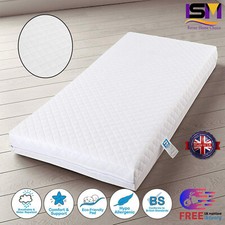 NEW QUILTED BABY COT BED TODDLER MATTRESS WATERPROOF BREATHABLE ALL SIZES Baby Cot price