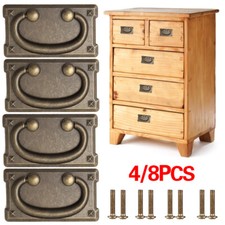 4/8Pcs Rustic Handle Oak Furniture Land Style Replacement Handle Bronze UK Handle price