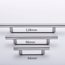 Kitchen Cabinet T Bar Handle Door Cupboard Drawer Chrome Knob Bar Brushed Pull Handle price