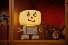 Night Light Lamp Childs Childrens Room Bedside Table Desk Rechargeable Roboglow Baby Room Table Lamp price