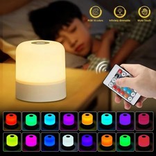 Touch Sensor Night Light LED Bedside Desk Table Lamp Dimmable USB Rechargeable Baby Room Table Lamp price