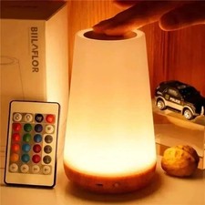 Night Light LED Touch Bedside Table Lamp with Remote Control 13 Colors Enjoy# Baby Room Table Lamp price