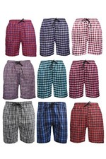 100%Cotton Mens Women Lounge Shorts Pyjamas Bottoms Night Sleepwear With Pockets Men's Pajamas price