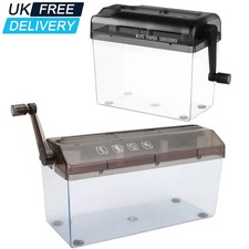 Mini Manual Paper Shredder Desktop Office A6 A4 Hand Crank Machine Wastebasket Paper Shredder price